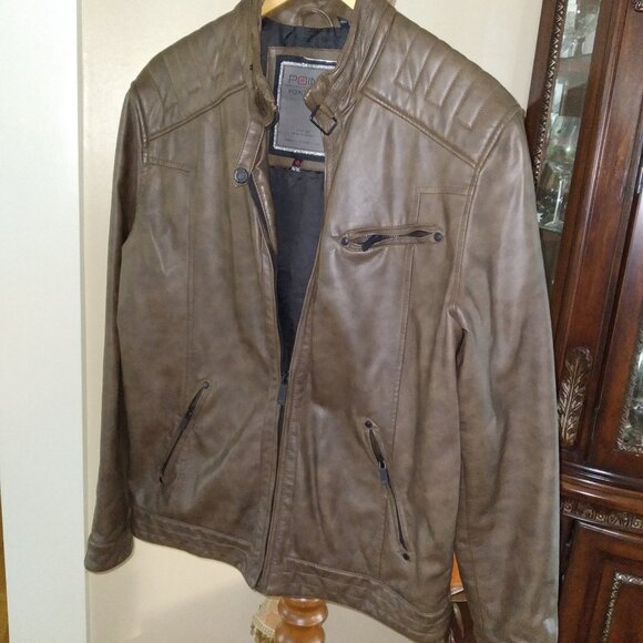 Leather Jacket, Point Zero Collection, Size -M - Picture 1 of 5